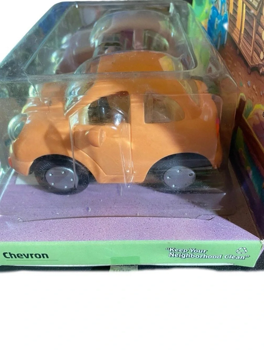 Vintage 1999 Chevron Cars collectible figures,  Zachary Zoomer & Skyler Scamper
